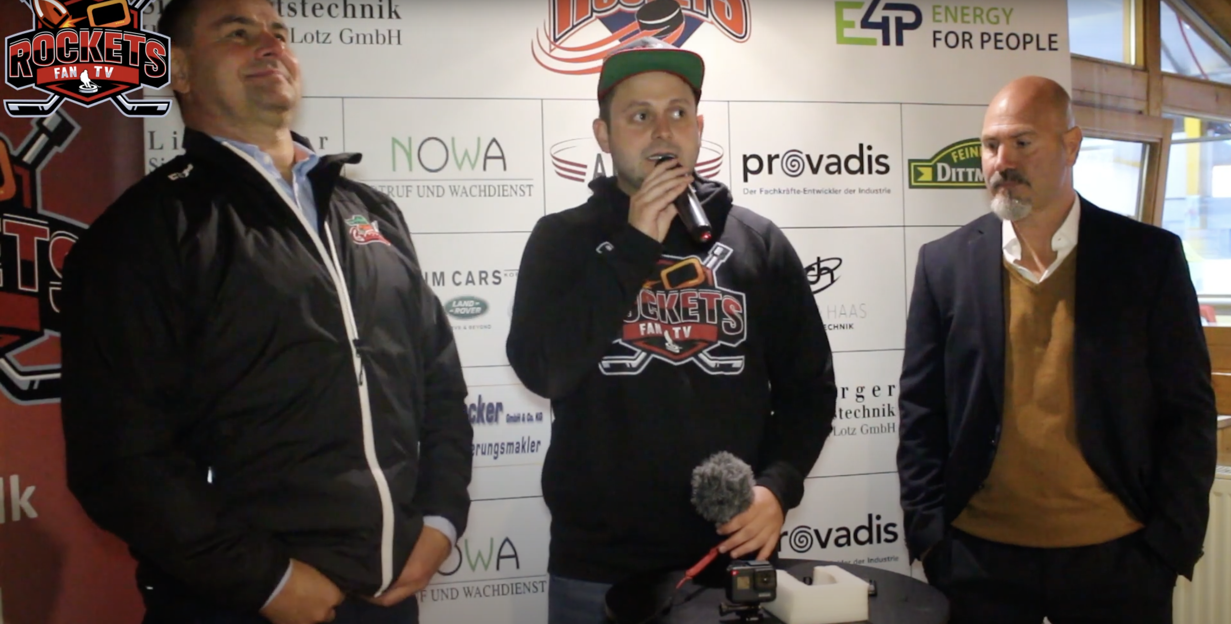 Rockets Fan TV - Pressekonferenz Spiel gegen Crocodiles Hamburg 06092019