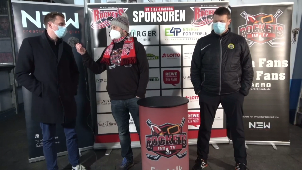 Rockets Fan TV - Pressekonferenz Spiel EG Diez Limburg Vs  Krefelder EV 19122021