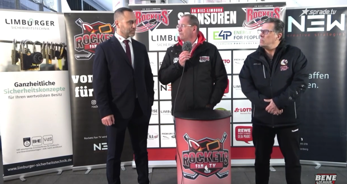 Pressekonferenz Spiel EG Diez-Limburg vs. Leuven Chiefs 03112023