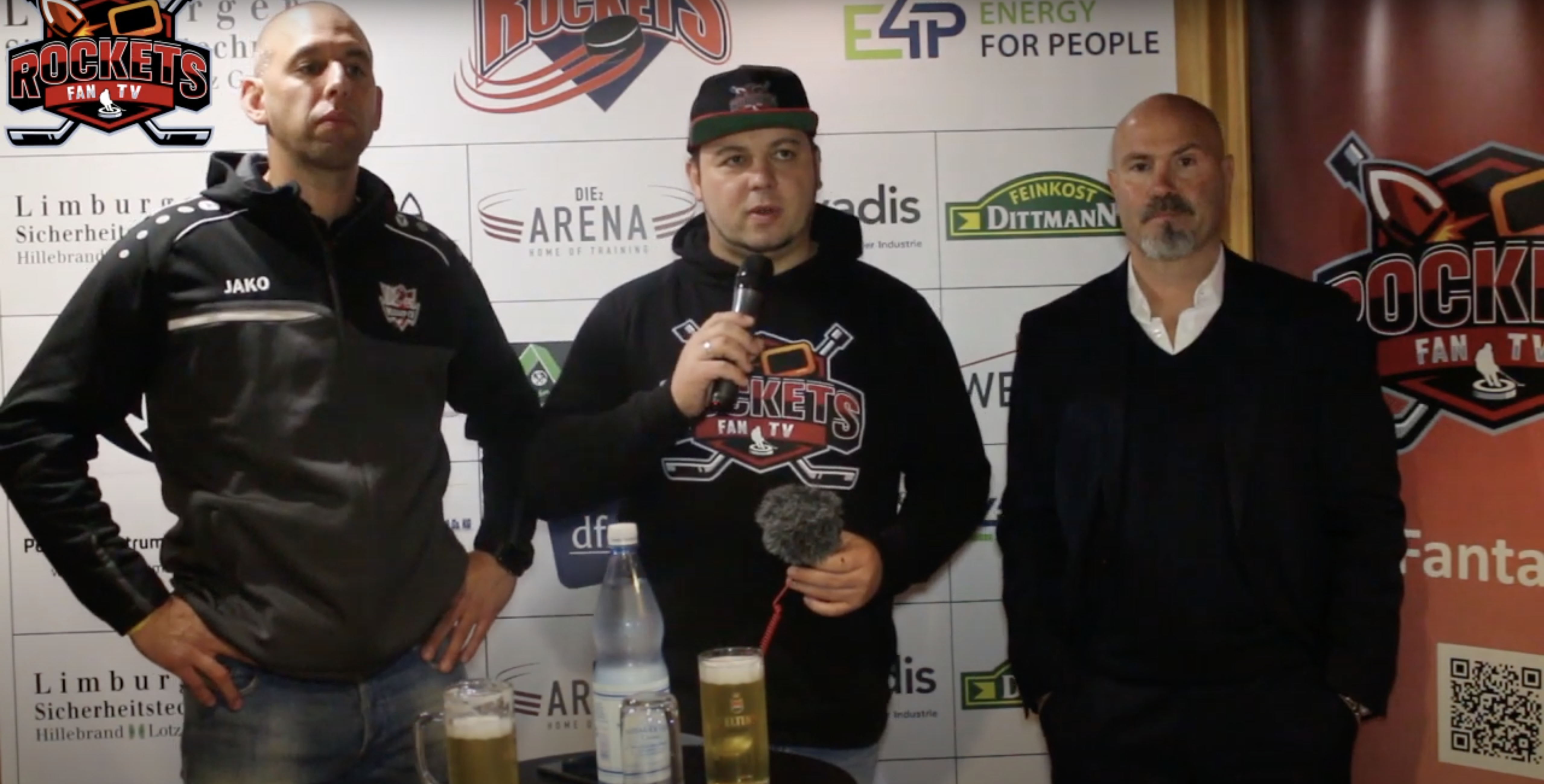 Rockets Fan TV - Pressekonferenz Spiel gegen Neusser EV 27092019