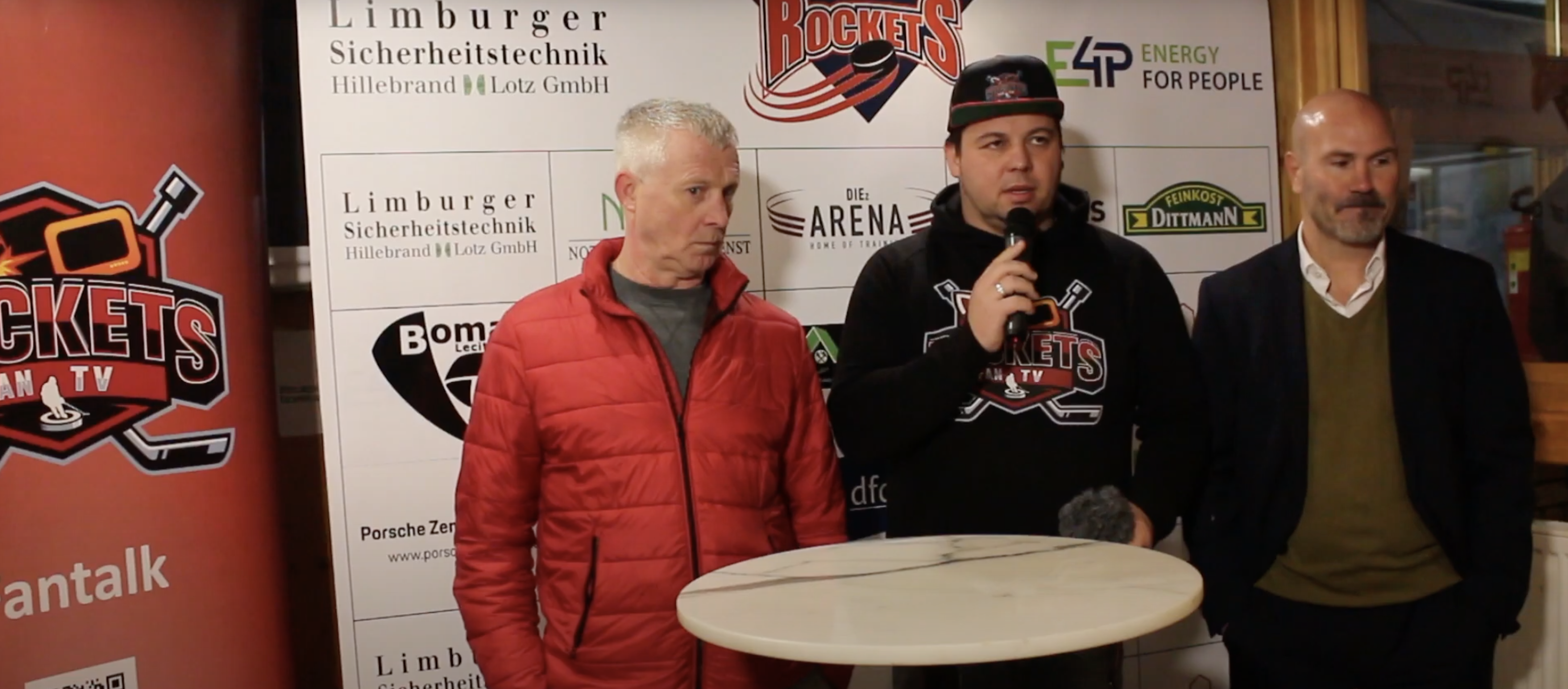 Rockets Fan TV - Pressekonferenz Spiel gegen Herforder EV 01112019