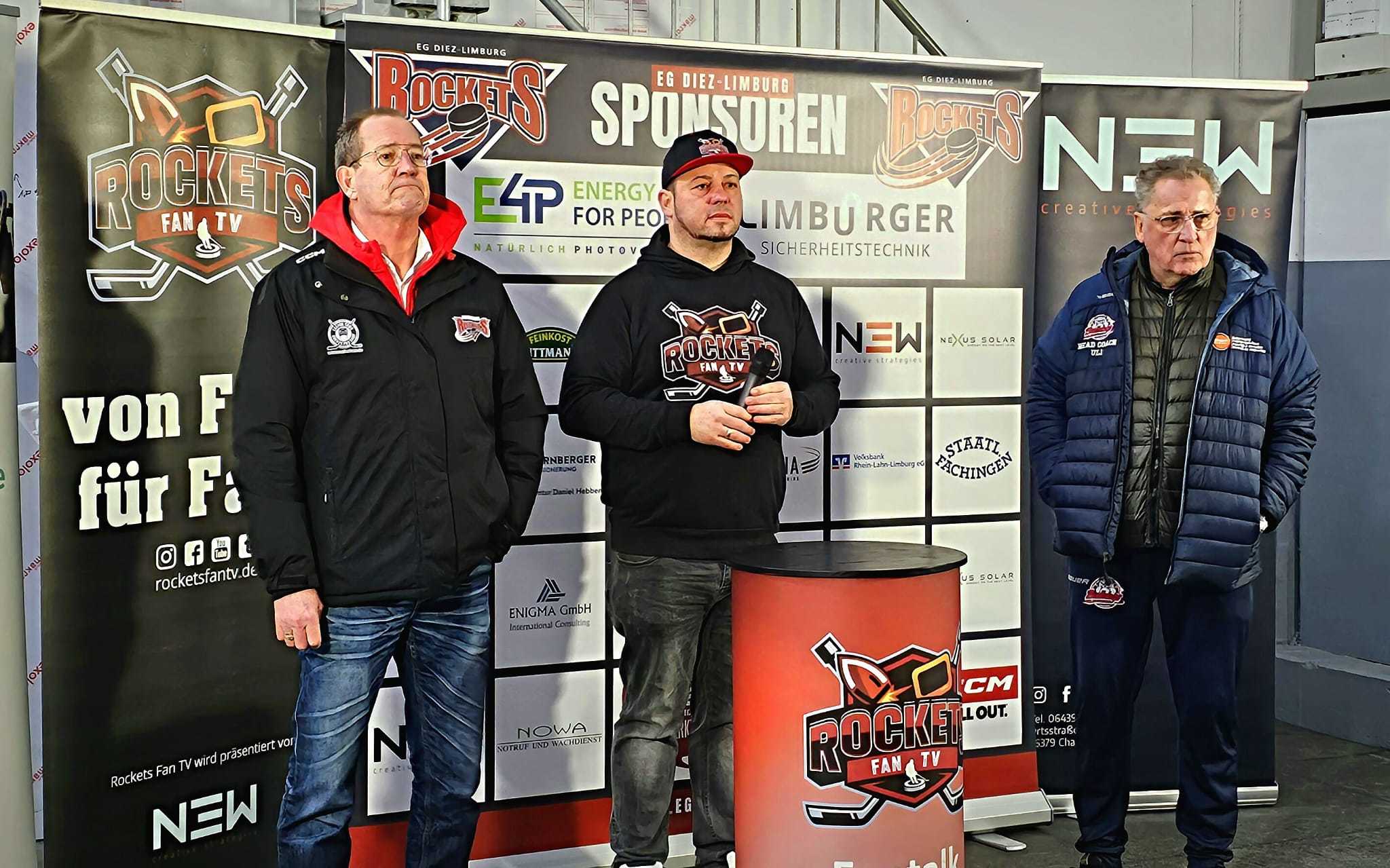 Pressekonferenz Spiel EG Diez-Limburg vs. Bulldogs de Liege