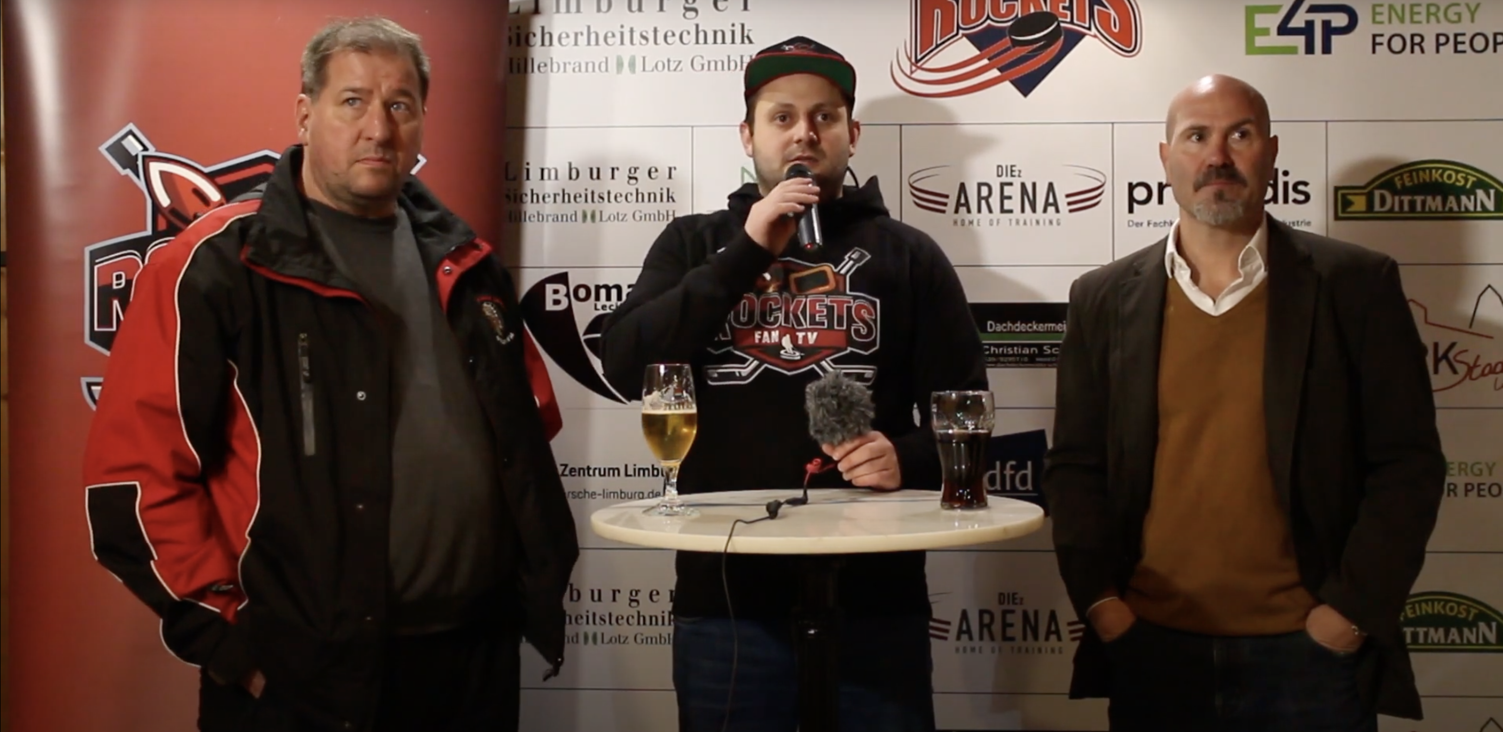 Rockets Fan TV - Pressekonferenz Spiel gegen Chiefs Leuven 08112019