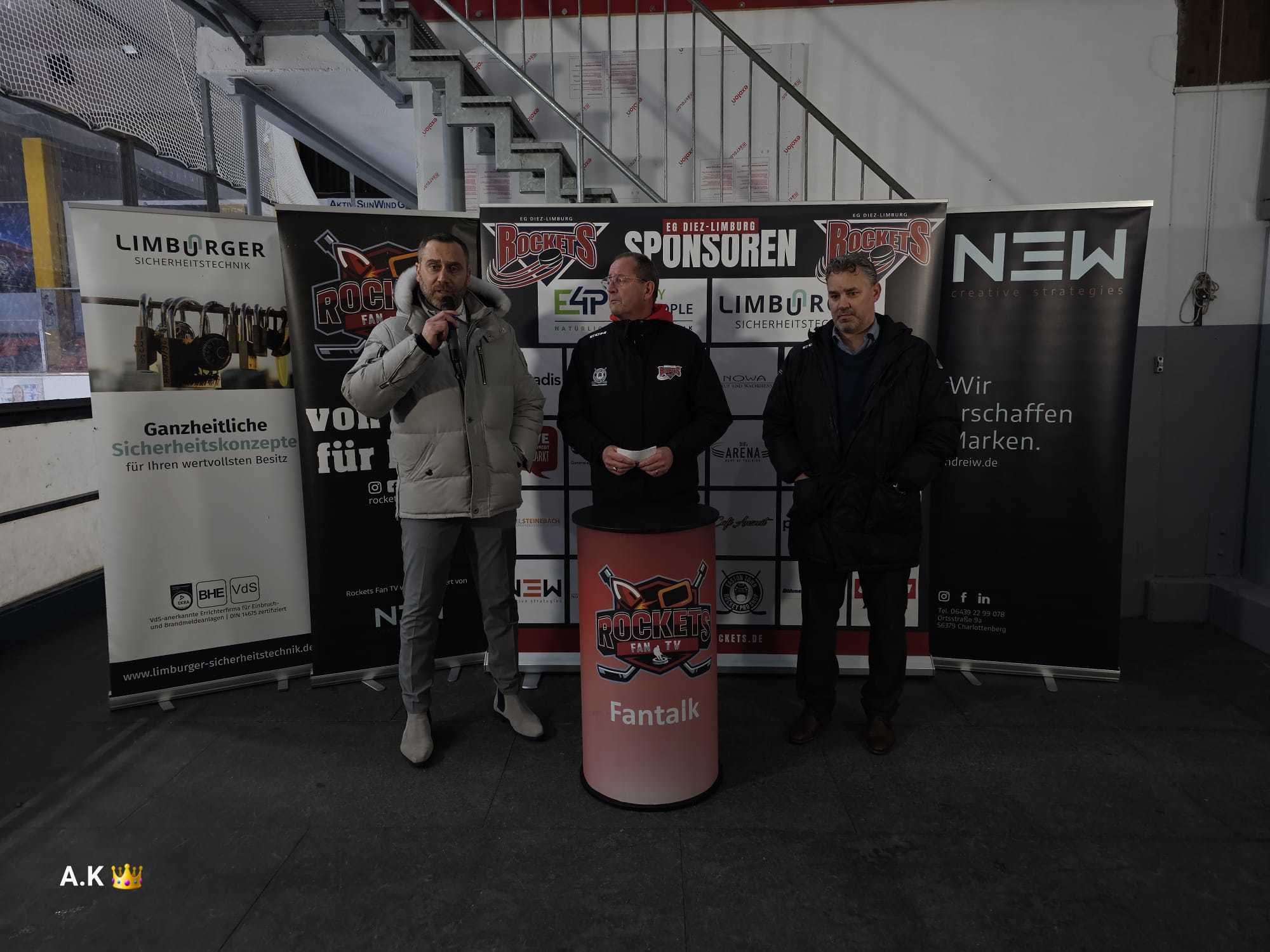 Pressekonferenz BeNe-League EG Diez-Limburg vs Unis Flyers Heerenveen