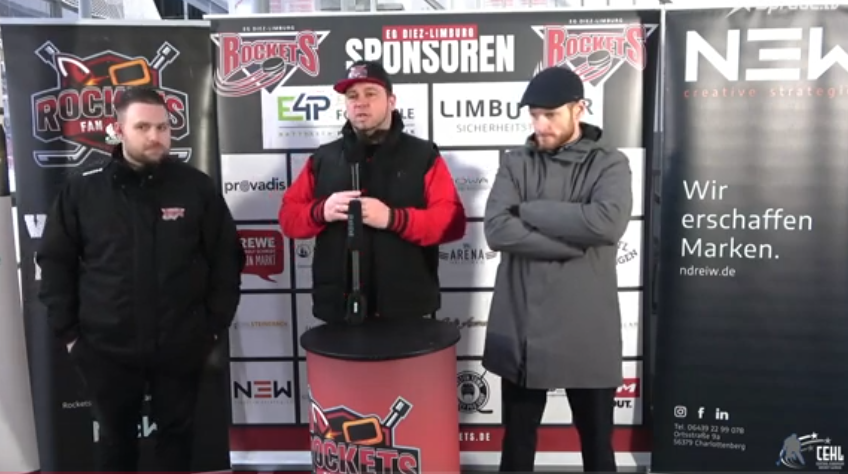 Pressekonferenz Spiel EG Diez-Limburg vs. Bulldogs de Liege 14022025
